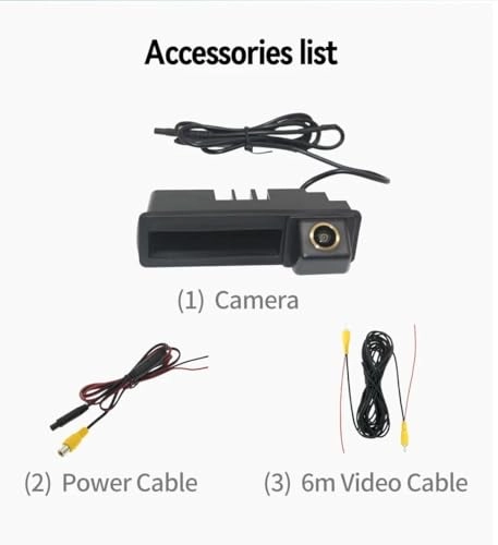 Car Trunk Handle Intelligent Trajectory Tracks Rear View Parking Camera