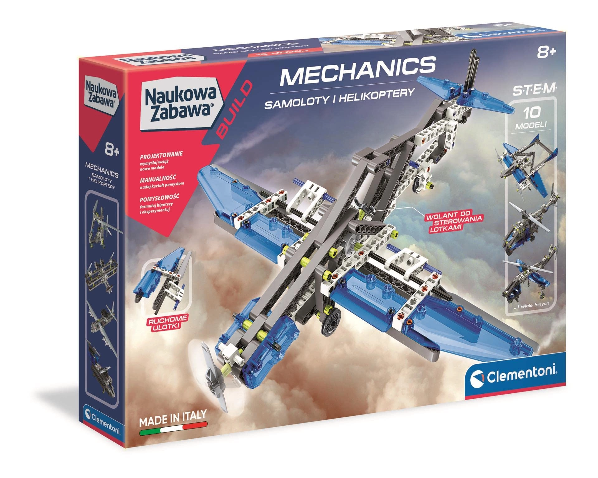 Clementoni Mechanics Laboratory Aeroplanes and Helicopter Aerodynamics - 8 years+
