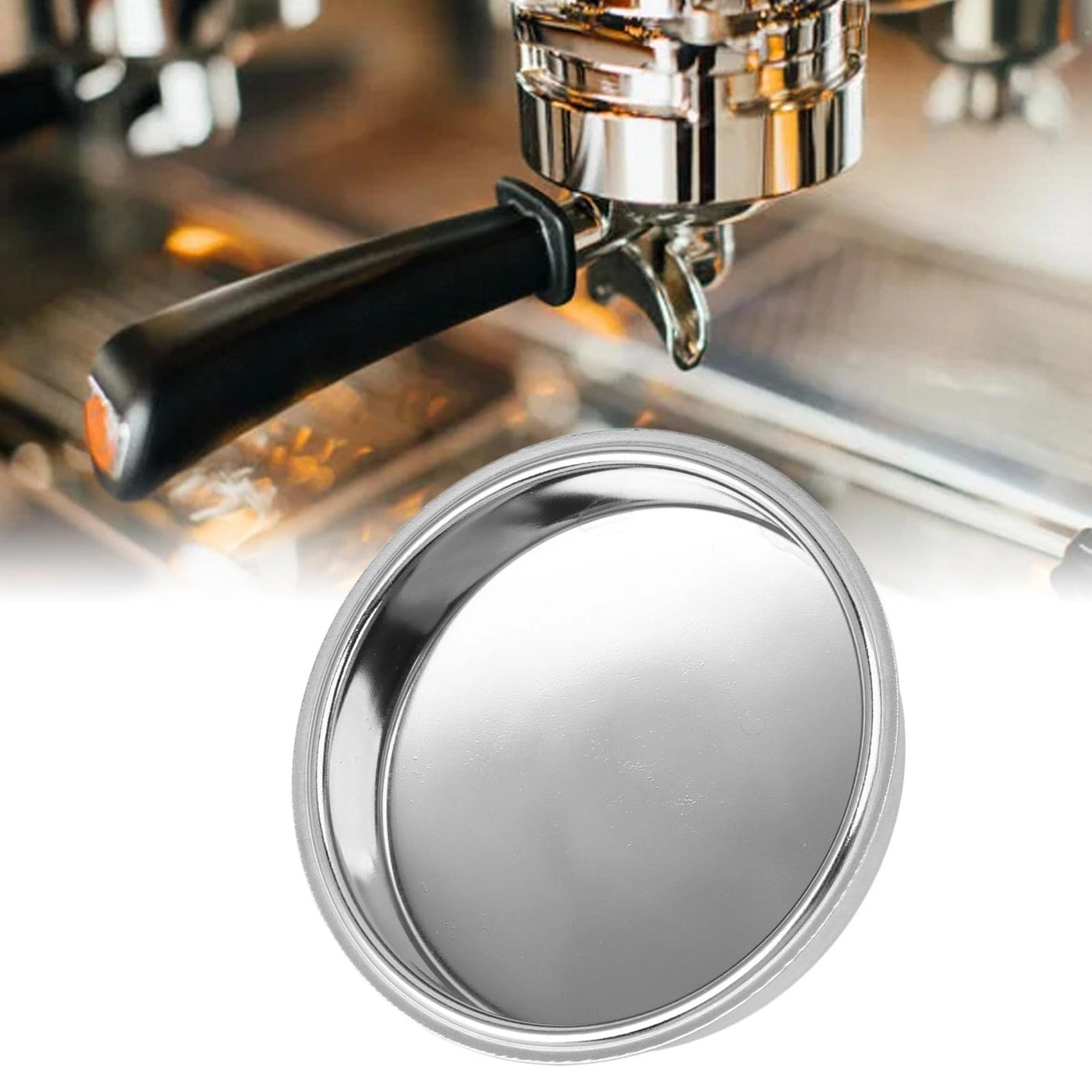 Espresso Machine Blind Filter - 51mm Stainless Steel
