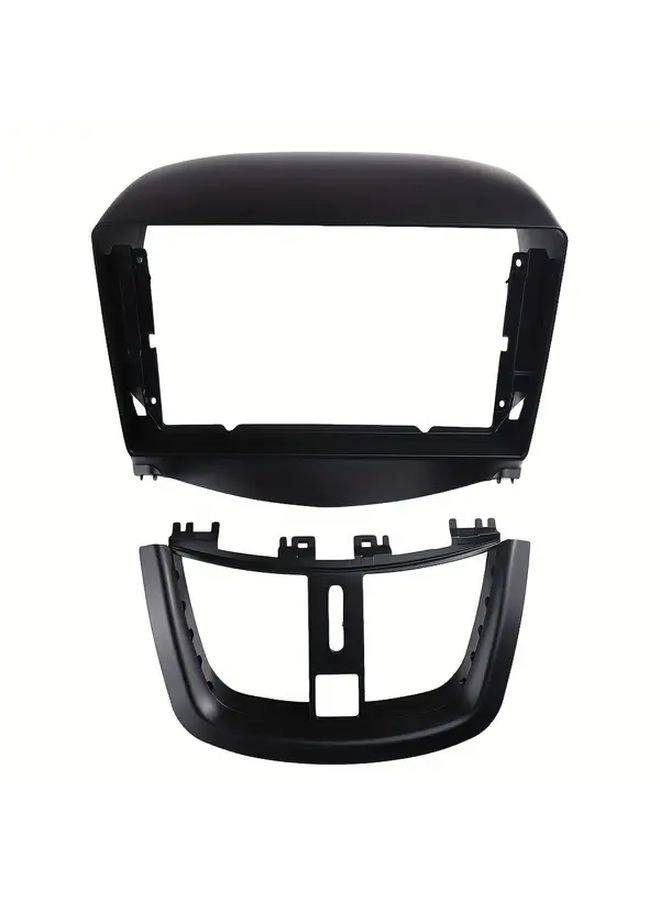 Generic Car Radio Fascia Frame - 9 Inch Peugeot 207 Black