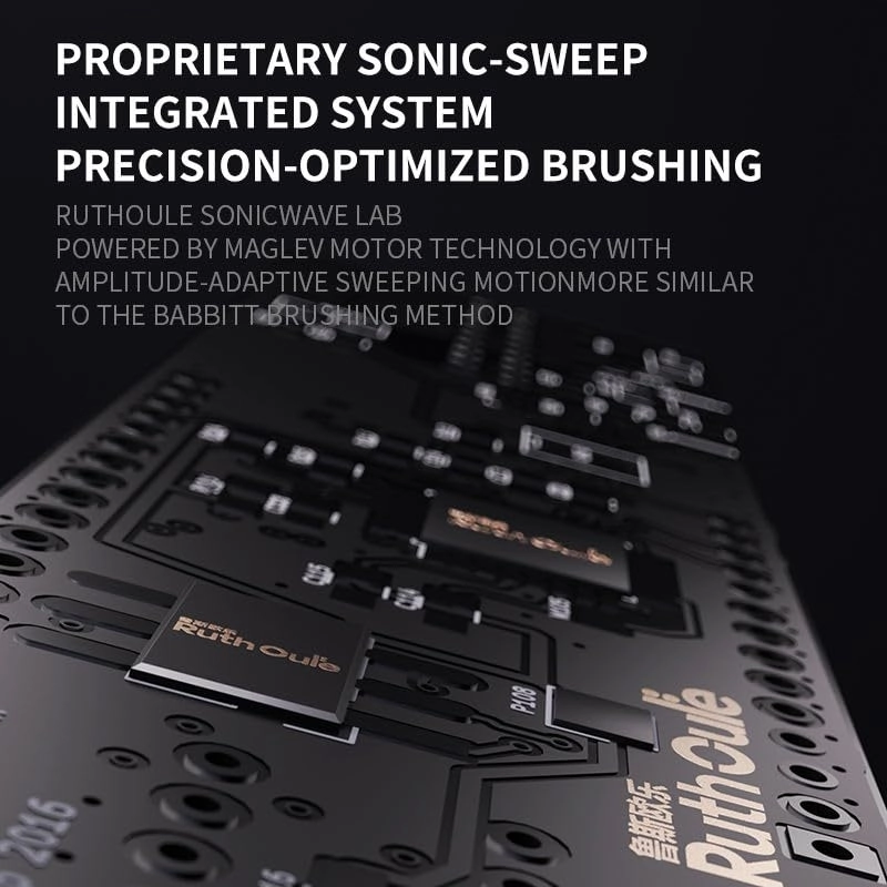 Professional Electric Toothbrush - 5 Brush Heads Wireless Charging