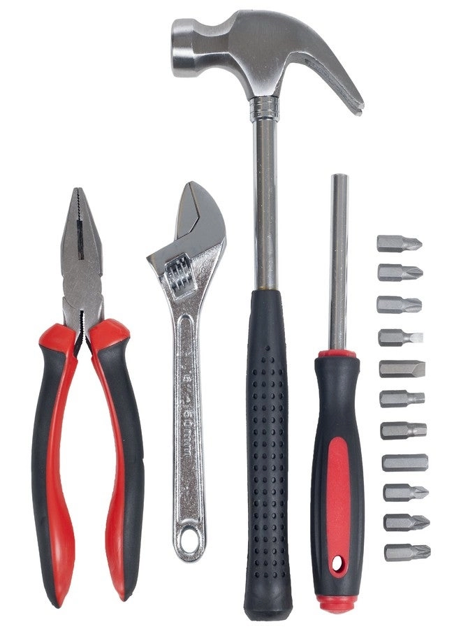 Hammer + Wrench + Screwdriver + Pliers - 15 Piece