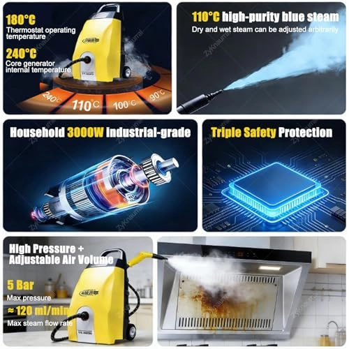 Steam Cleaning Machine - 4.0-5.0 Bar 3.5L