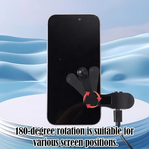Smart Phone Auto Clicker - Speed Adjustable Anti-Slip Clip iPhone iPad Android