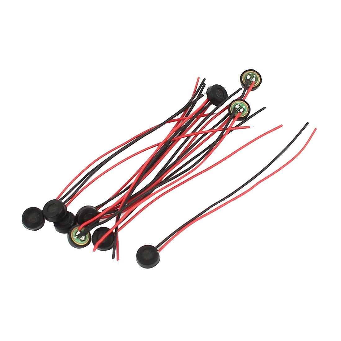 Electret Condenser Microphone 3.5mm-Mini-Jack Microphone 10 Pcs 6mm x 3.5mm 2 Wire