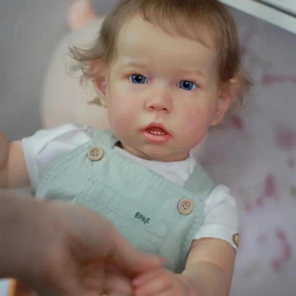 Liam Reborn Baby Doll - 28 inch Vinyl Light Green Clothes Ages 3+