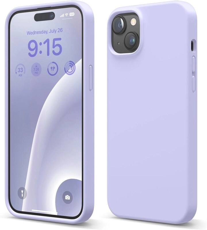 Liquid Silicone case cover for iPhone 15 Plus