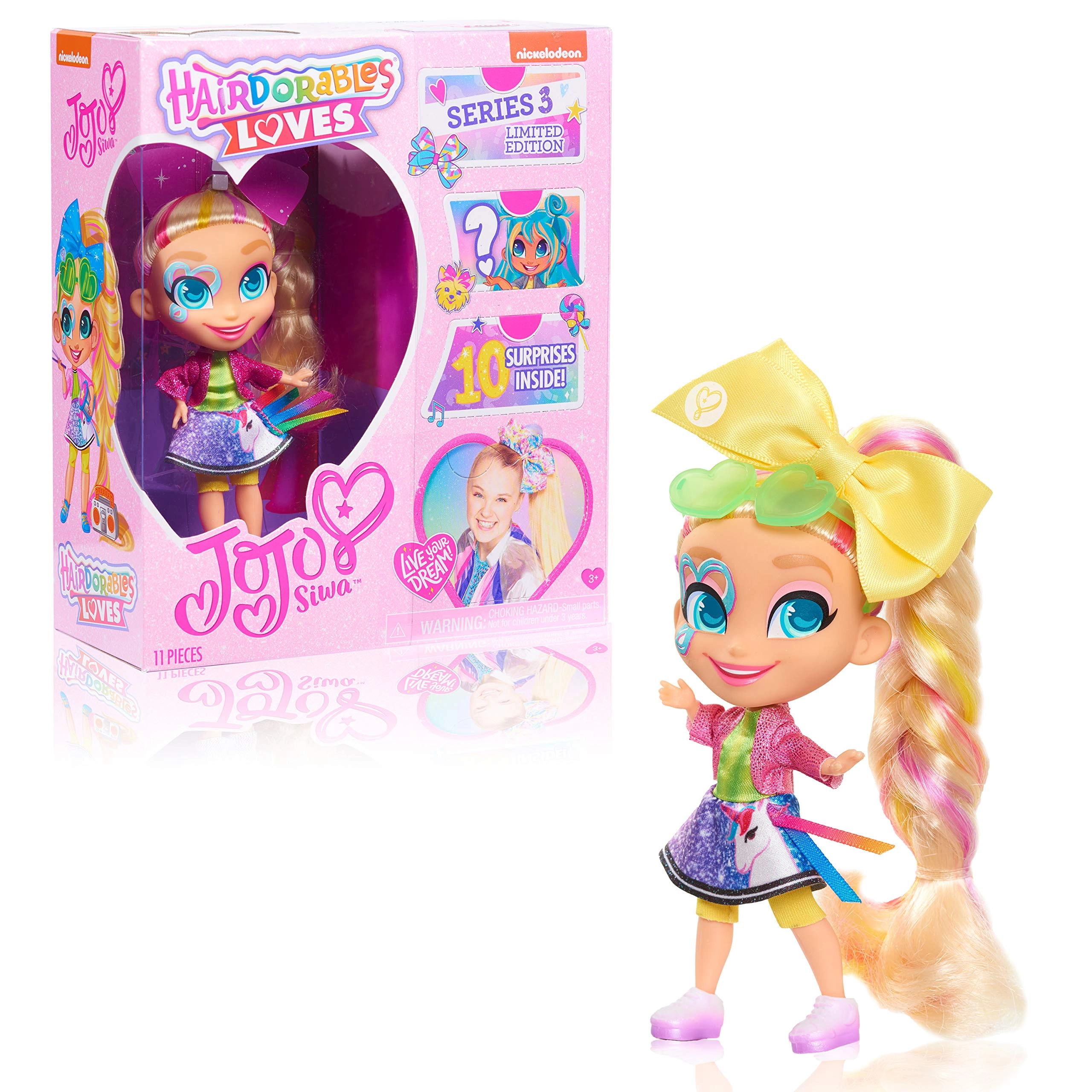 Just Play JoJo Siwa Collectible Doll - Limited Edition 10 surprises Ages 3+