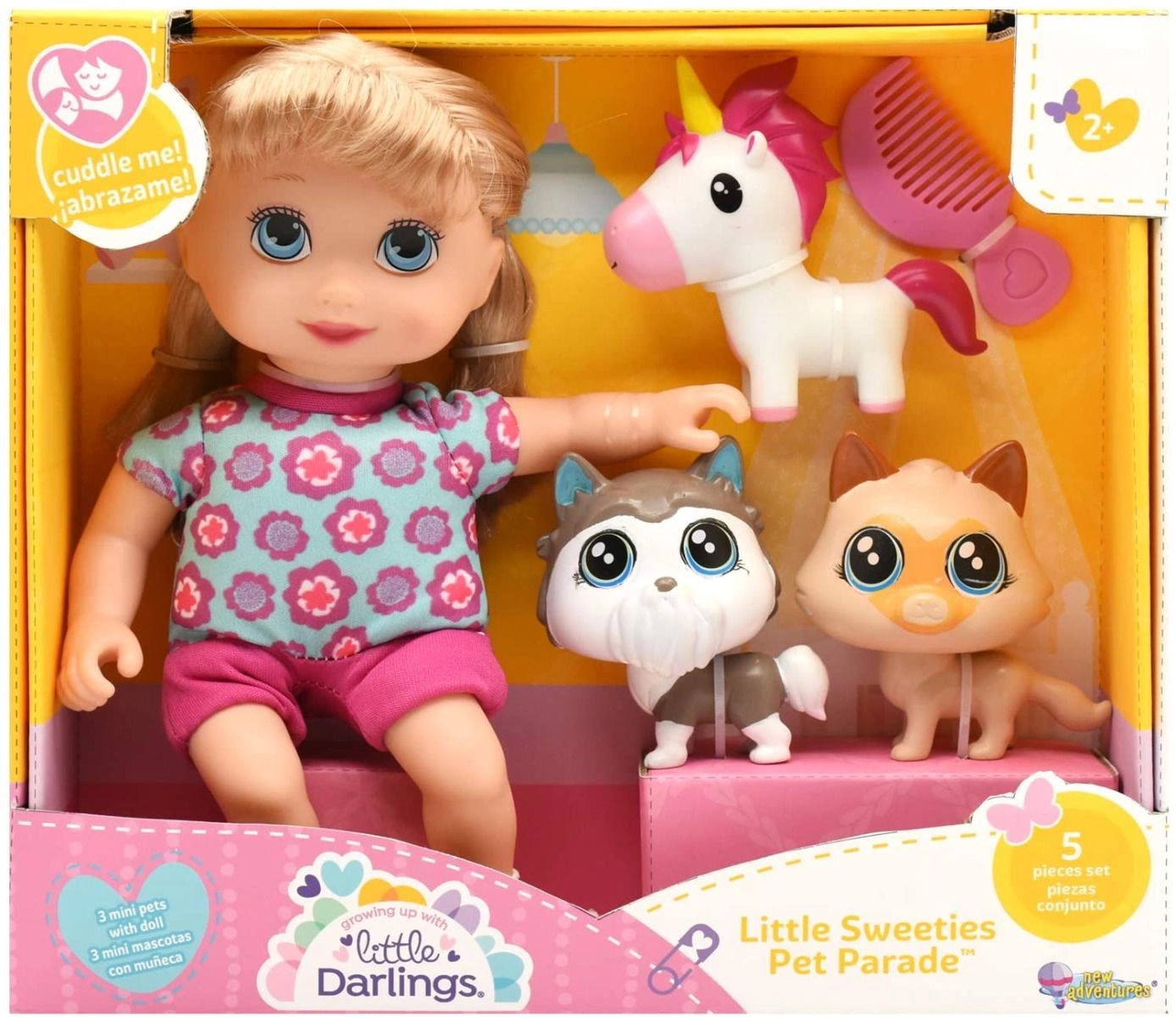 Little Sweeties Doll - 10 Inch + Unicorn + Puppy + Kitty