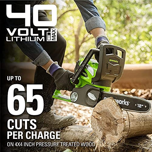 (Renewed) Cordless Chainsaw - 40V 12-Inch