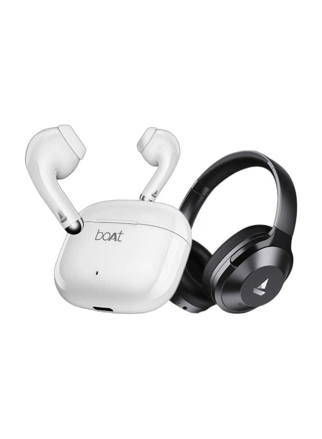 boAt Nirvanaa 751ANC Wireless Headphone + Airdopes 101v2 Wireless Earbud