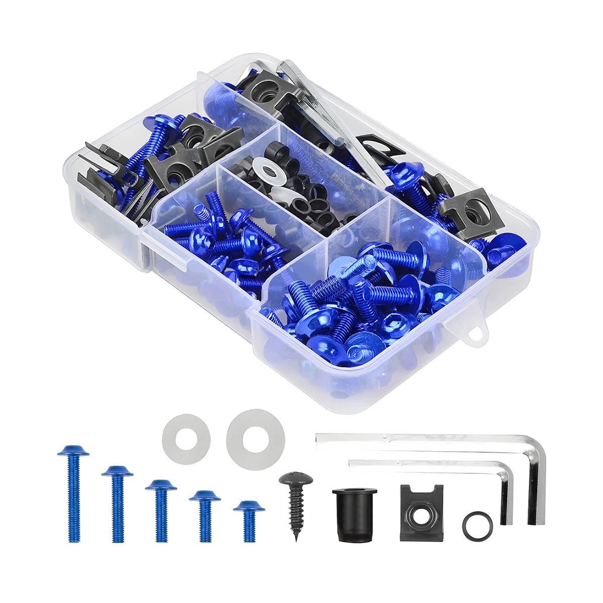 Motorcycle Fairing Bolt Kit - 40mm 6mm