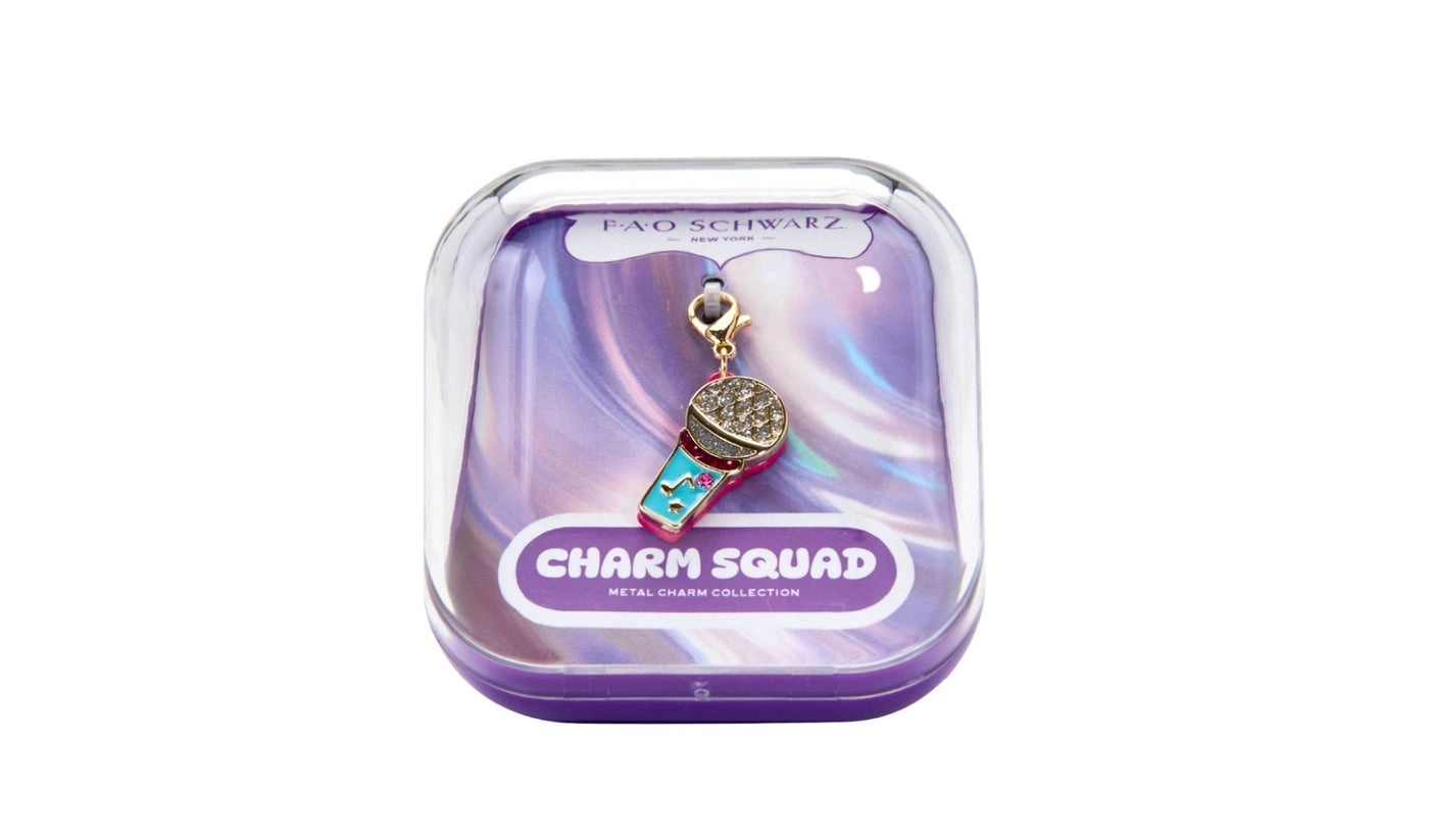 FAO Schwarz Charm Squad Microphone Charm - 6.35 cm 1 Suitable for children aged 6 years and above