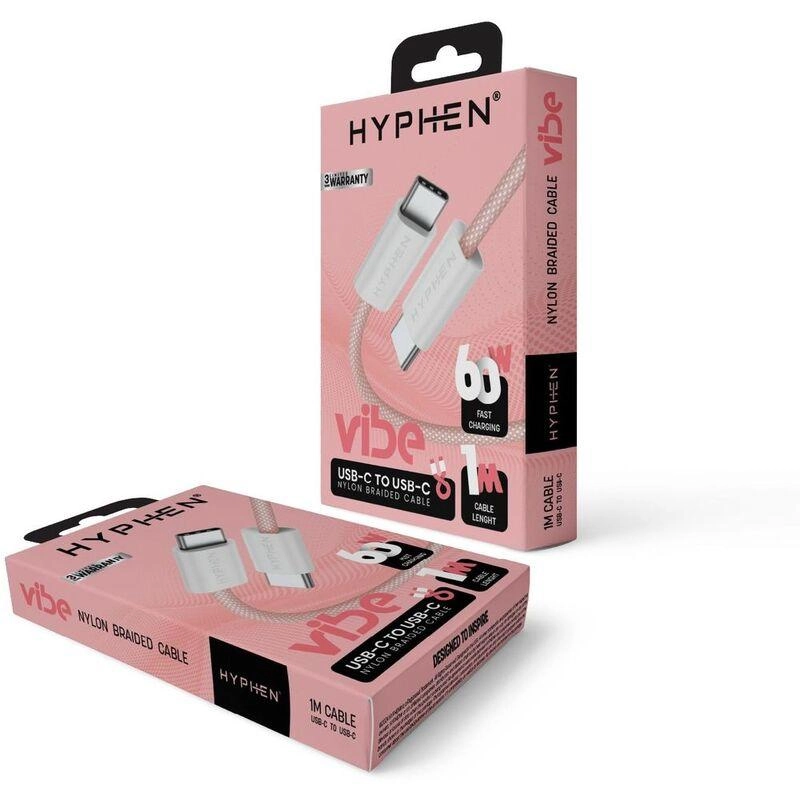 Charge Cable 60W USB-C to USB-C 1m Braided