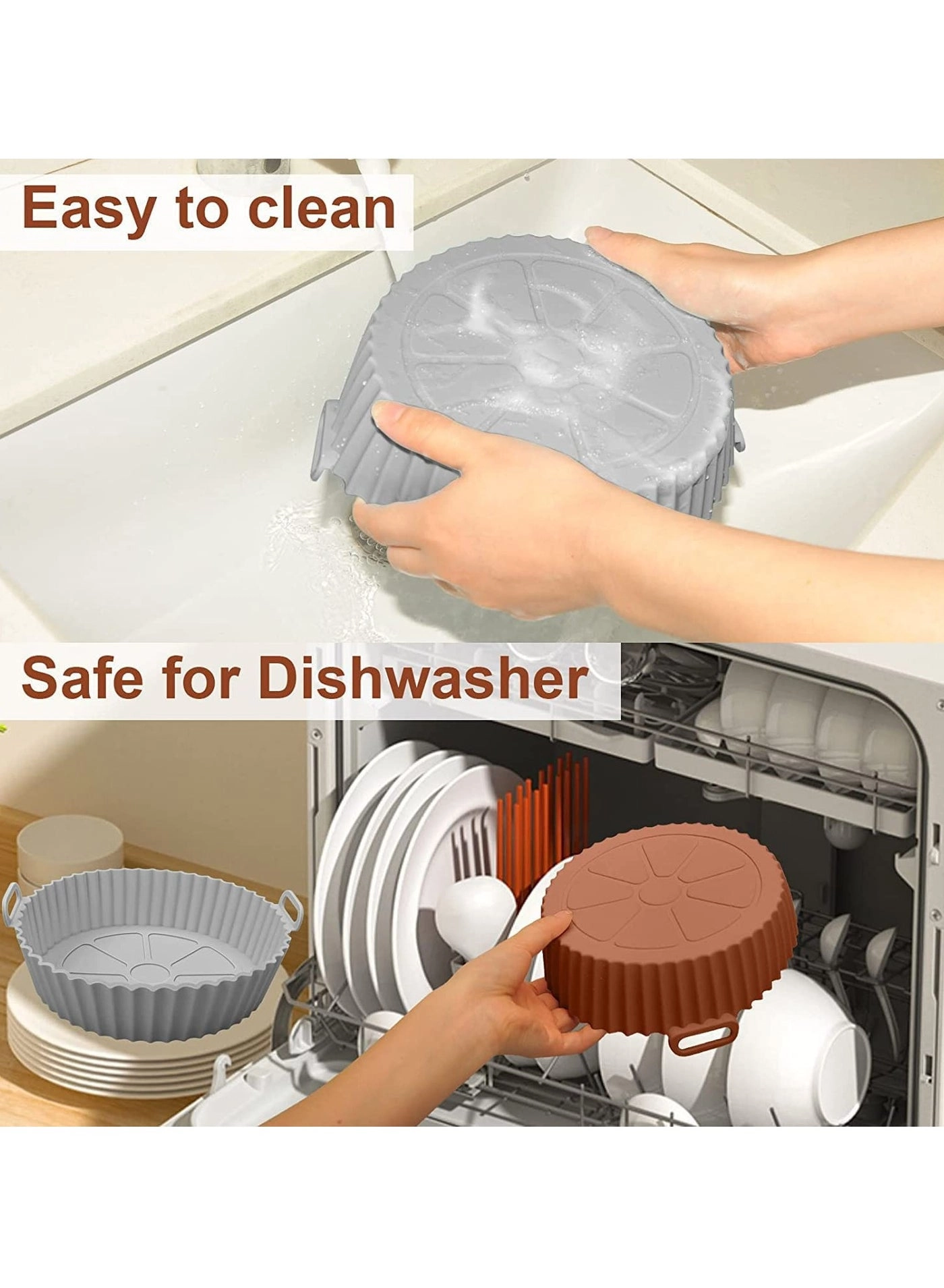 Air Fryer Liner - Silicone 2 Pcs