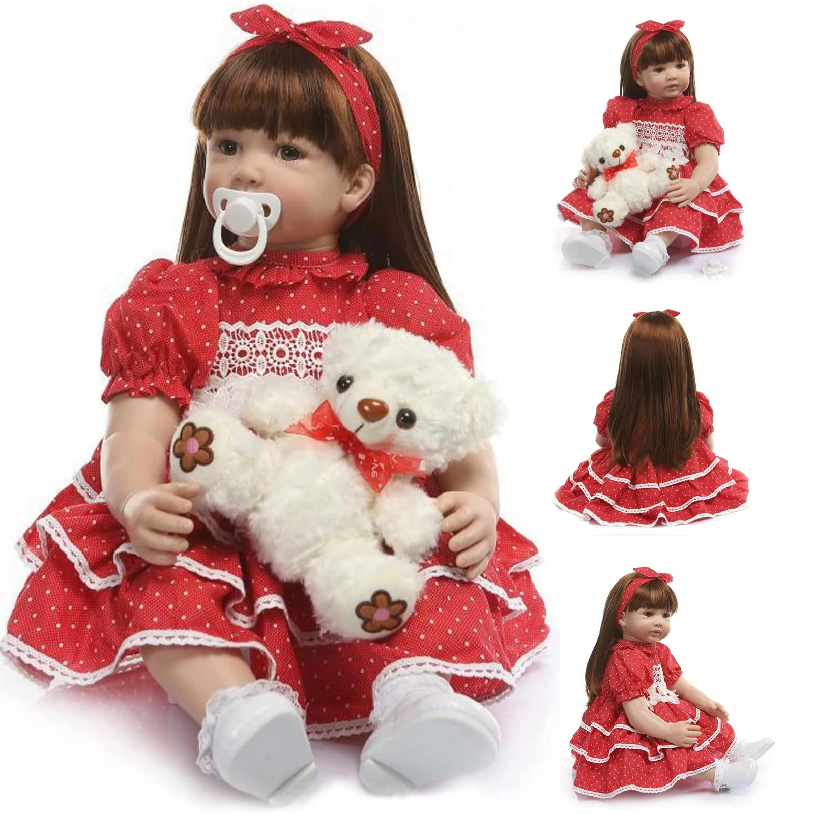 Reborn Baby Doll - 22 Inches / 55 cm Silicone Ages 3+