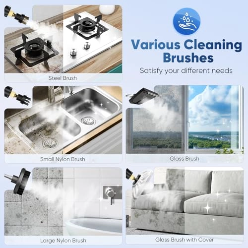 handheld steam cleaner - 3.5 Bar 1.2 Liters
