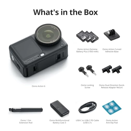 Osmo Action 6 - 50GB 4K 120FPS