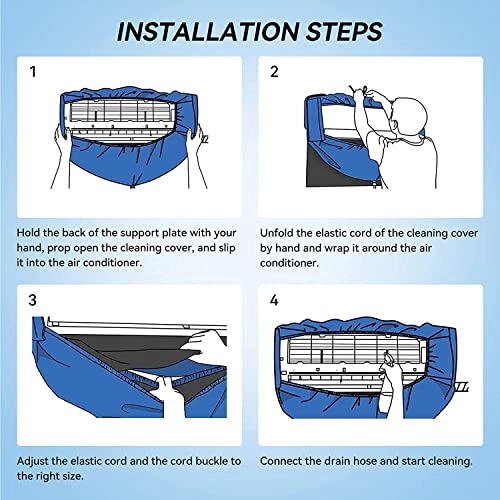 Split Air Conditioning Cleaning Waterproof Cover Bag - Universal Compatible