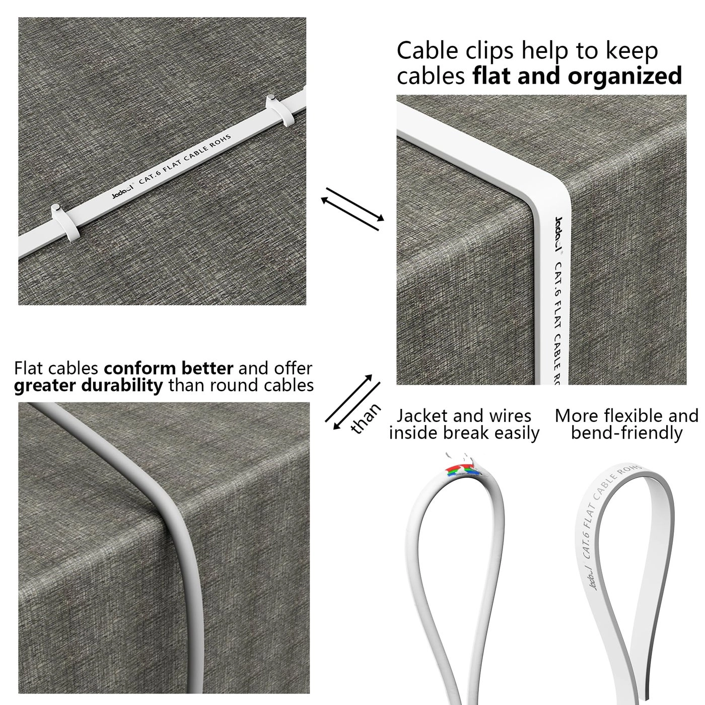 Cat 6 Ethernet Cable - 45.72m