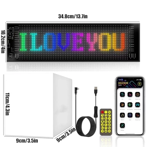 Car LED soft screen - 4 * 13.7inch