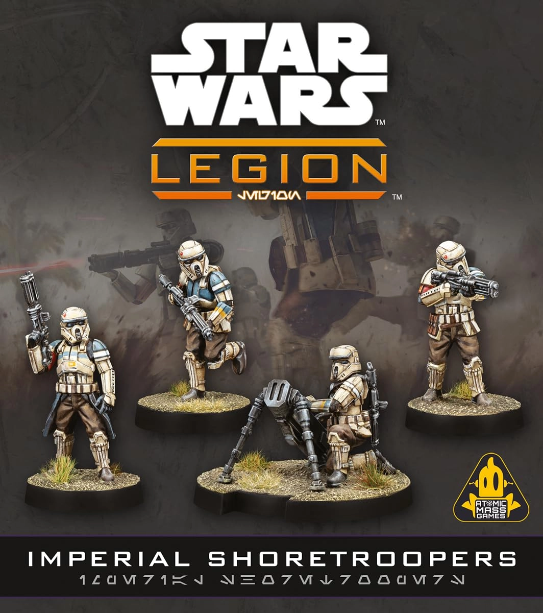 Asmodee Star Wars: Legion Imperial Shoretroopers - Corps & DF-90 Mortar Detachment - Tabletop Miniatures