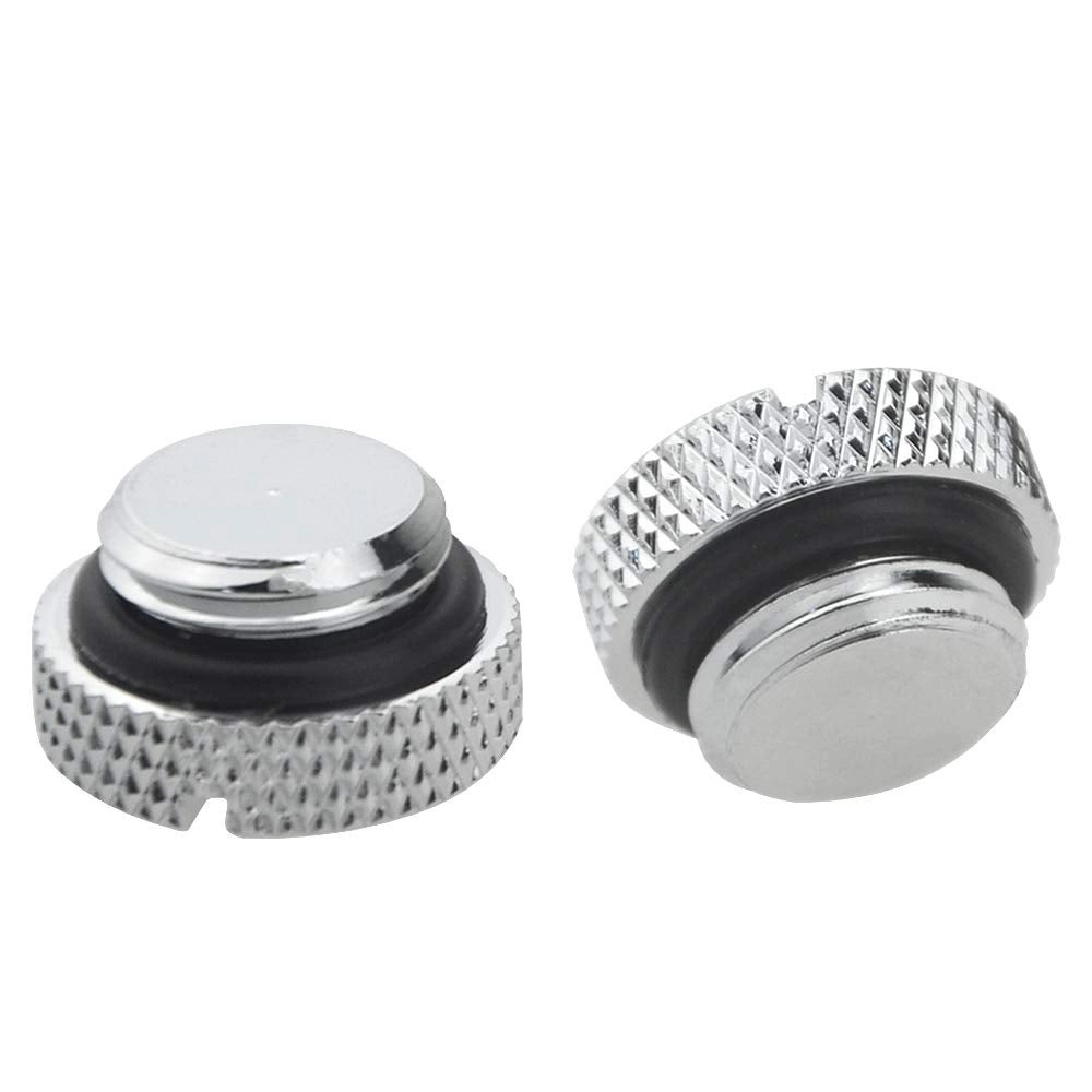 Water Stop Plug - G1/4" Silver Chrome 4 PCS