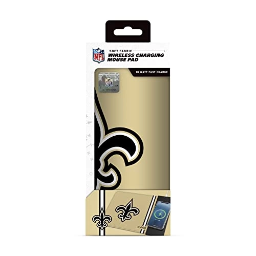 NFL Wireless Charging Mouse Pad - 22.86x9.91 cm