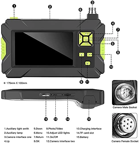 Digital Industrial Endoscope - 8.0mm 1m