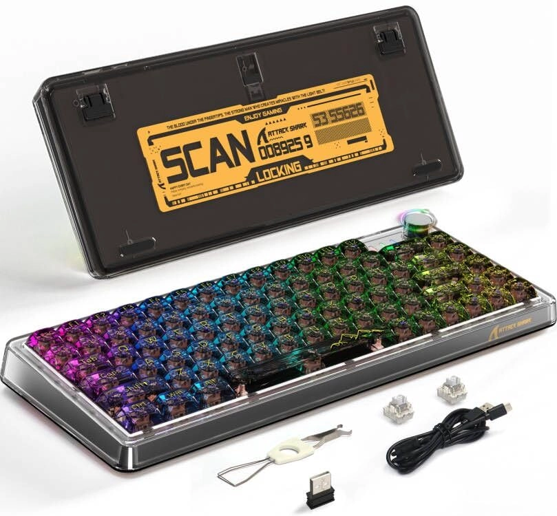 ATTACK SHARK K75 - Wired/Wireless