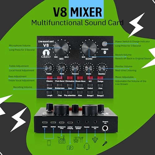 BM 800 XLR+3.5mm-Mini-Jack Microphone