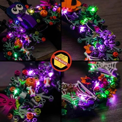 40825 Halloween Wreath - Light Kit DIY