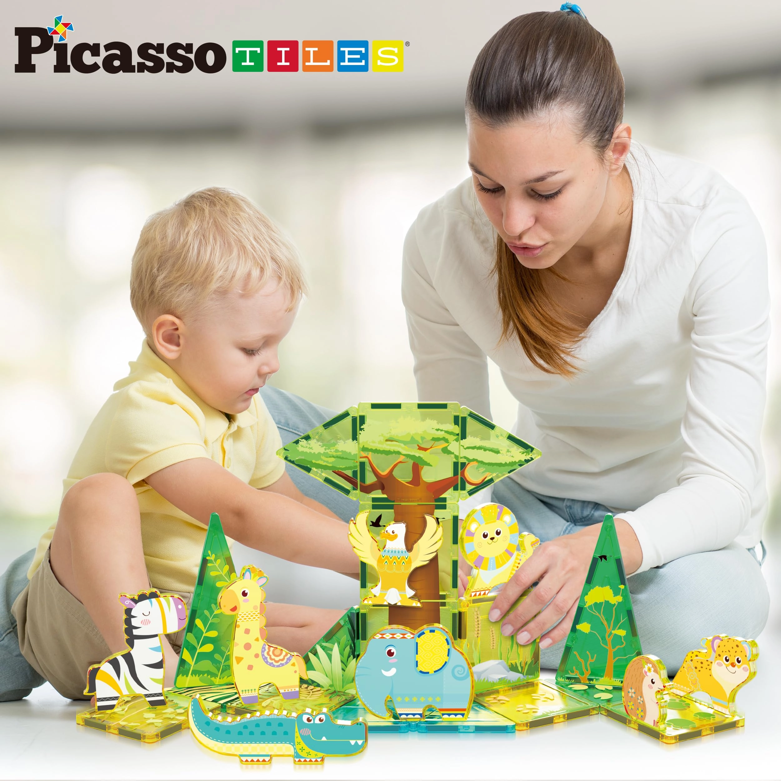 Magnetic Tiles Safari Set - 26 pcs