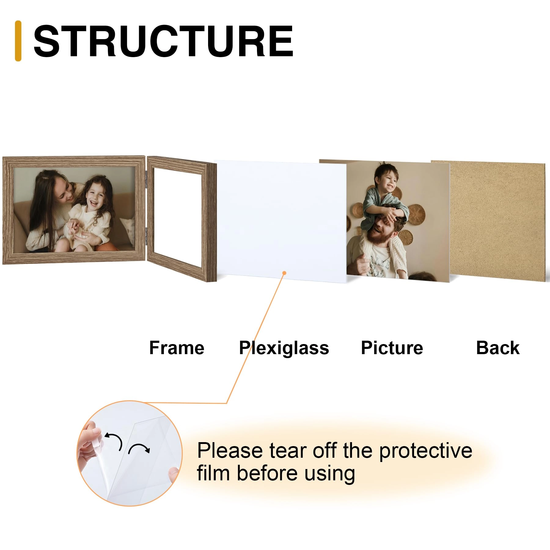 Double Picture Frame - 5x7 2