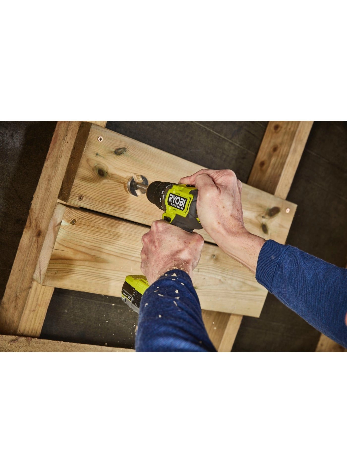 18V One+ Brushless Cordless Impact Drill - 13 mm 24 torque settings