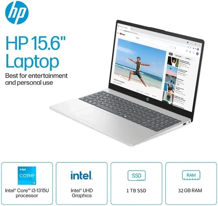 HP HP 15-fd0123dx - 15.6'' i3-1315U 32GB DDR4 1TB SSD