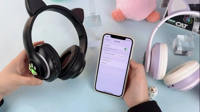 Bluetooth Cat Ear Headphones Wireless Headphone