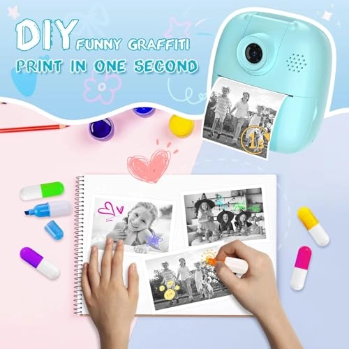 Kids Instant Camera - 1080P 32GB