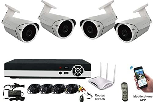 4CH 1080N AHD DVR + 1080P Bullet Camera - 4PCS + Hard Disk - 1TB