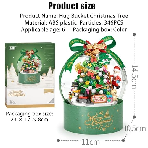 Christmas Tree Hugging Barrel - 346pcs