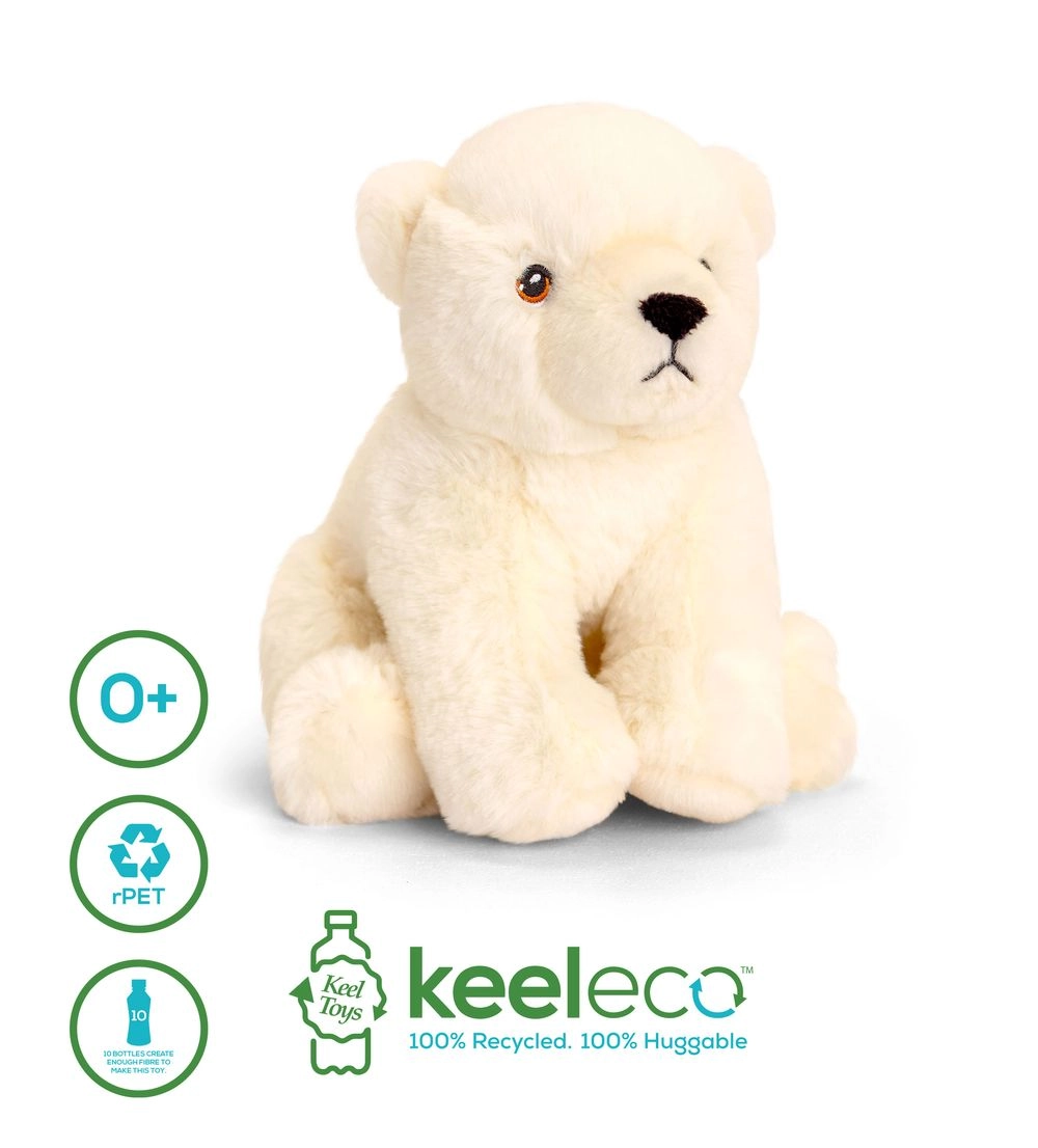 Keeleco Polar Bear - 18 cm