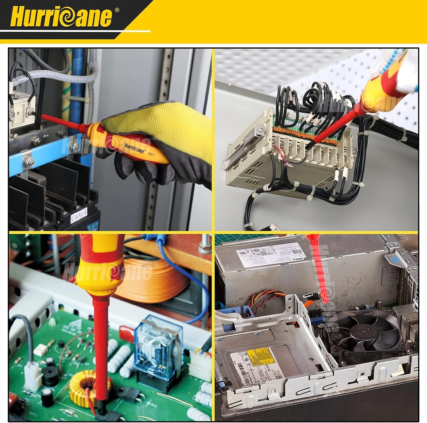 1000V Insulated Slotted and Phillips Screwdriver Set (13 Pcs)