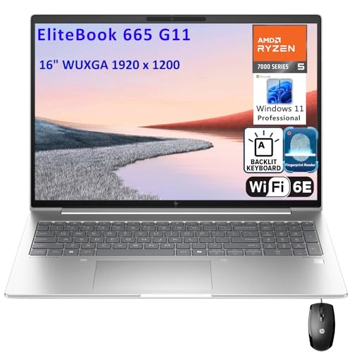Elitebook 665 G11 - 16'' Ryzen 5-7535U 16GB DDR5 512GB SSD