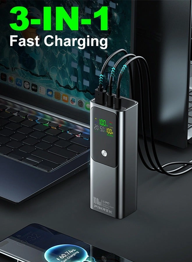 HTY-K81 - 20000mAh 100W 1 USB-A 2 USB-C