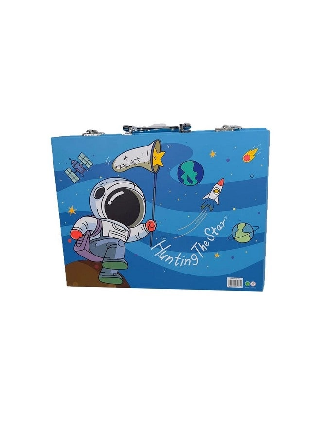 Astronaut Print Children Deluxe Art Drawing Set - 49Pcs