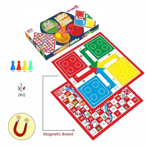 Ludo and Snake & Ladders Magnetic