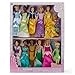 Snow White Doll + Cinderella Doll + Aurora Doll + Ariel Doll + Belle Doll + Jasmine Doll + Pocahontas Doll + Mulan Doll + Tiana Doll + Rapunzel Doll + Tinker Bell Doll - Ages 3+