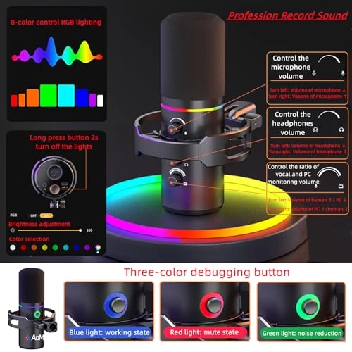 ME6S 3.5mm-Mini-Jack+USB Microphone