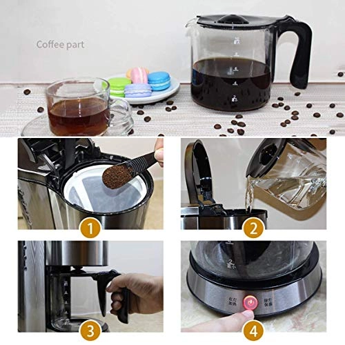 Programmable Coffee Maker - 1200ML Drip Function Timer Function