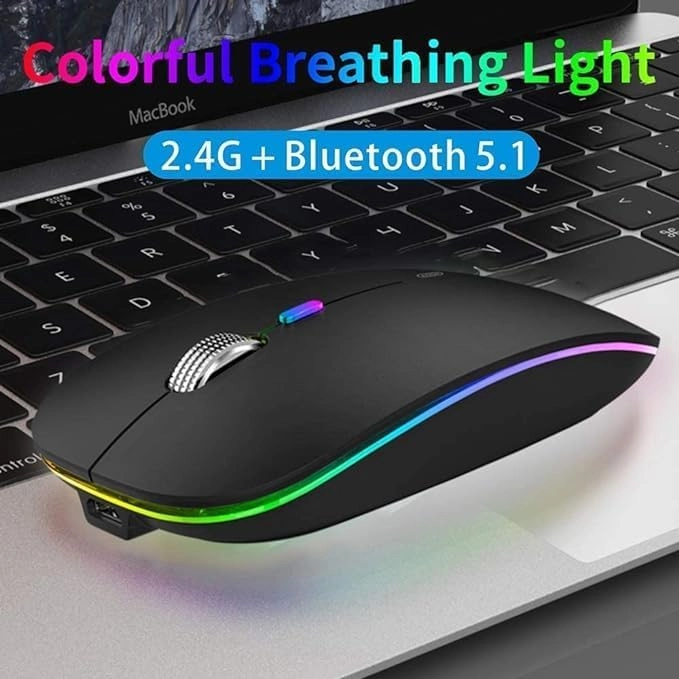 Wireless Mouse - Bluetooth & 2.4G